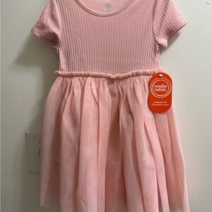 Wonder Nation Blush Pink Casual Kids Dress